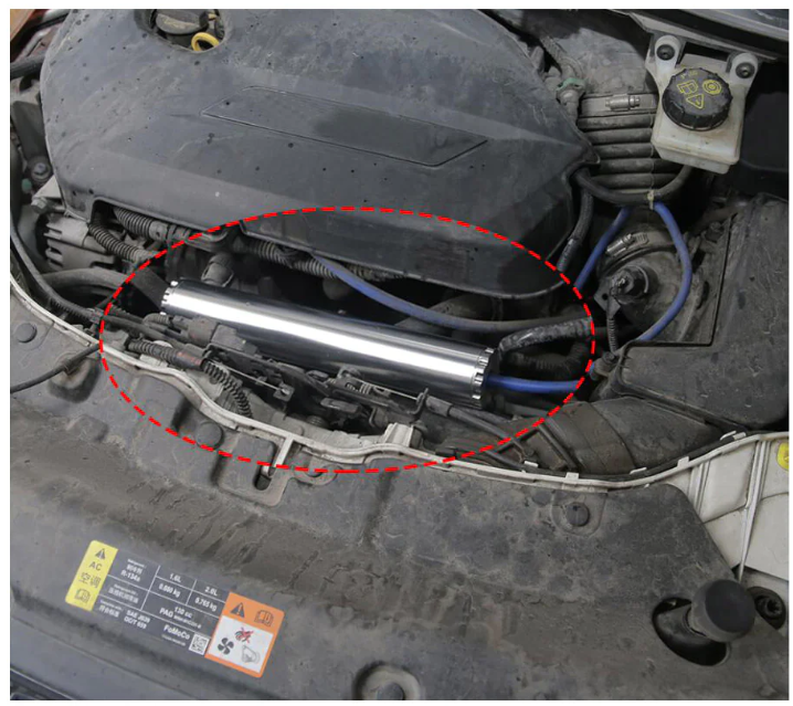 6 inch Solvent Trap Fuel Filter 1/2-28 Aluminum for NAPA 4003 WIX 24003