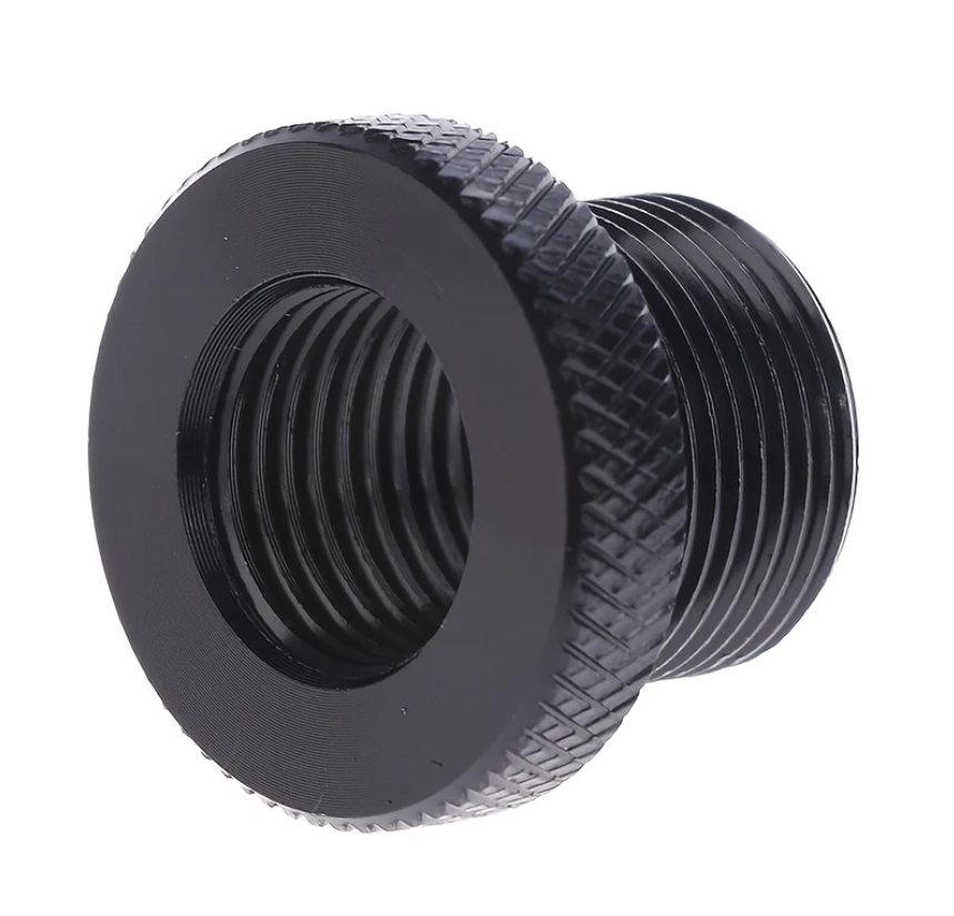 Thread Convert 1/2x28 Thread to 5/8x24 Thread Black Color Aluminum Fue ...