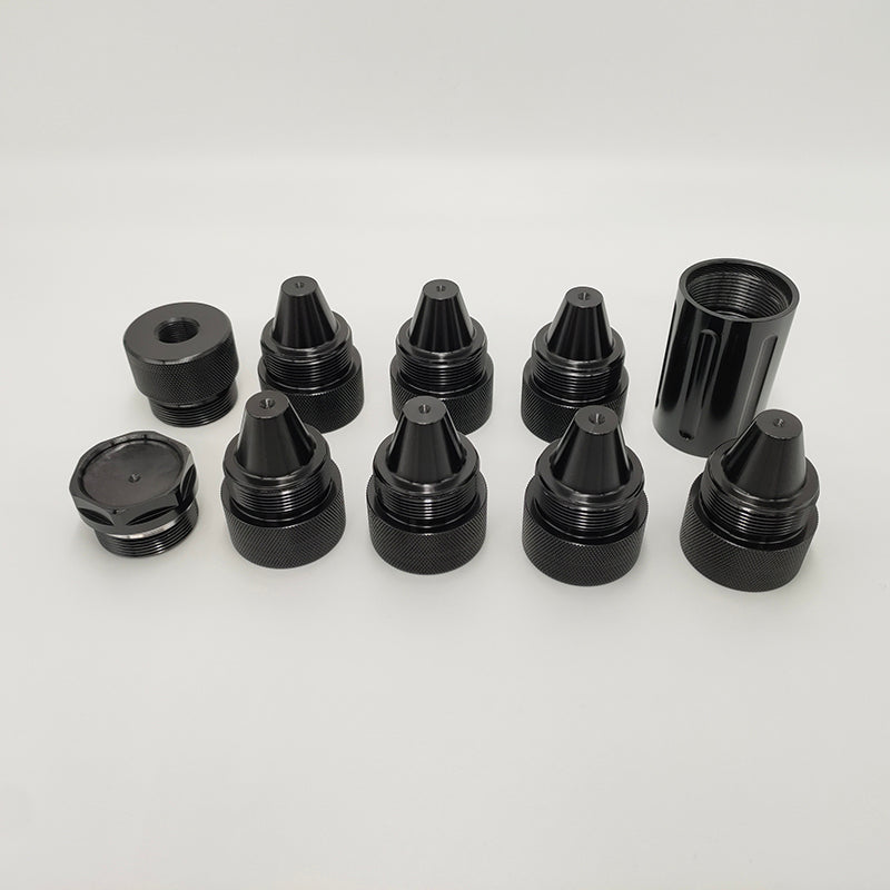 10 Inch 7075 Aluminum Modular Solvent Trap Kit - 1.375 X 24 HUB