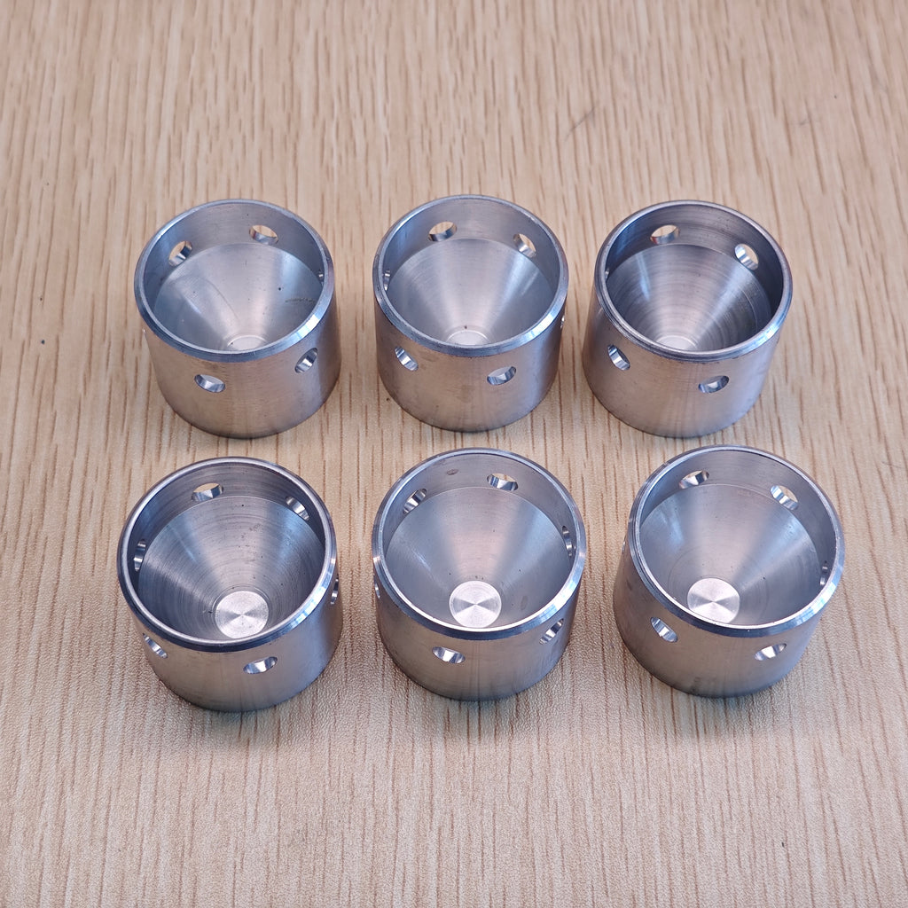 8 Inch Aluminum OD 1.5" 6 Cups Solvent Trap
