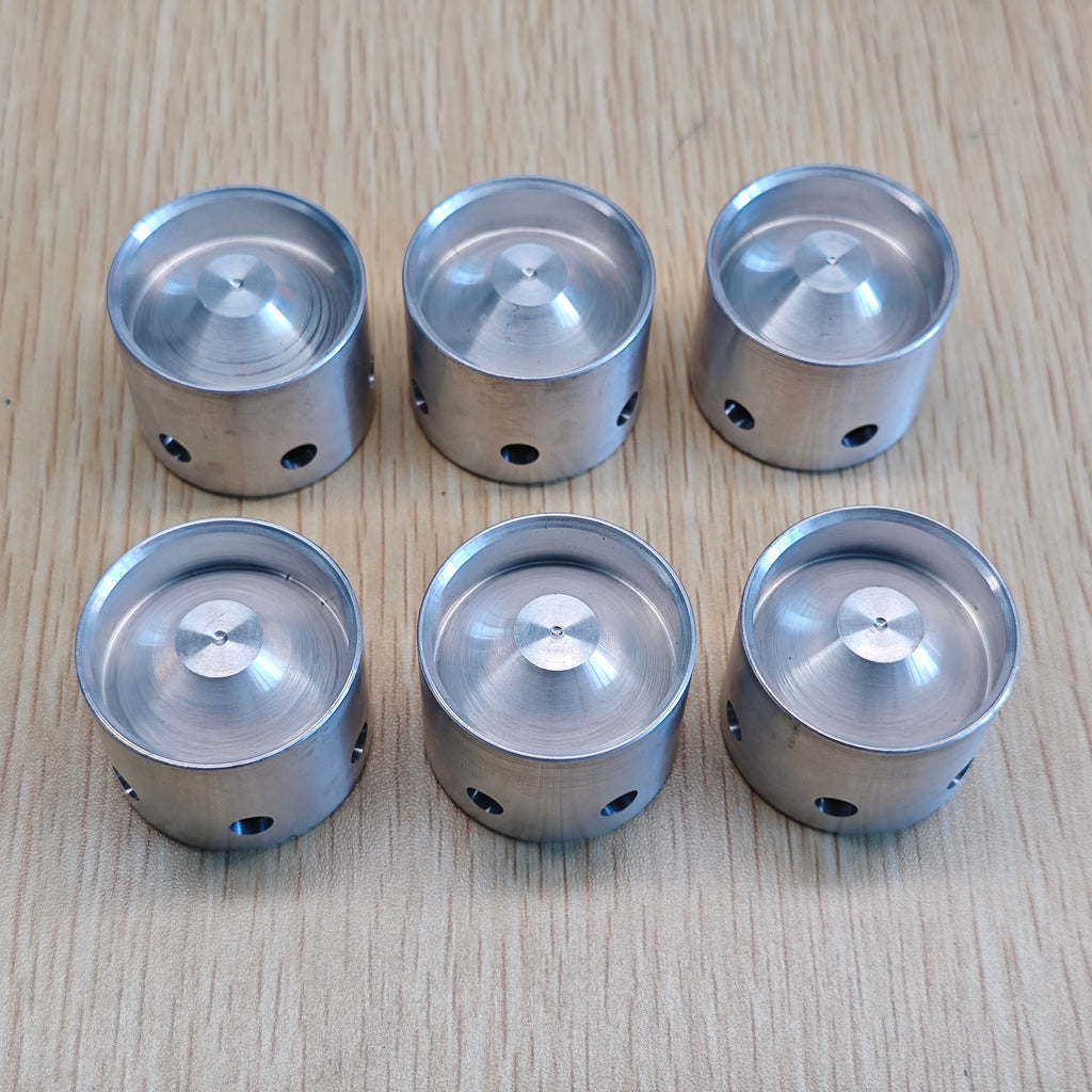8 Inch Aluminum OD 1.5" 6 Cups Solvent Trap