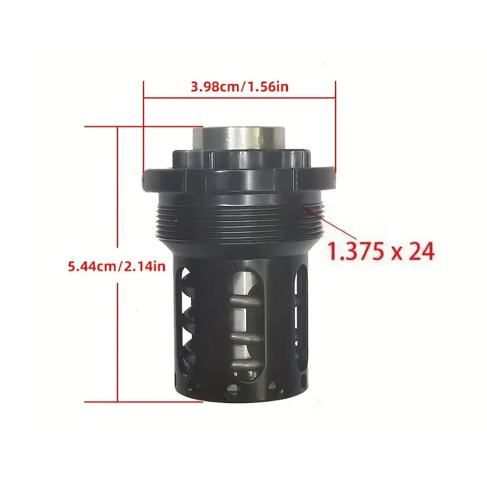 Stainless Steel Solvent Trap Booster 1/2x28 Or 5/8x24 Thread  Body 1.375x24 TPI