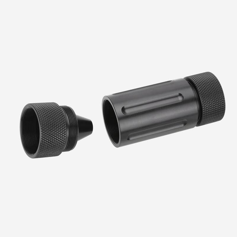 10 Inch 7075 Aluminum Modular Solvent Trap Kit - 1.375 X 24 HUB